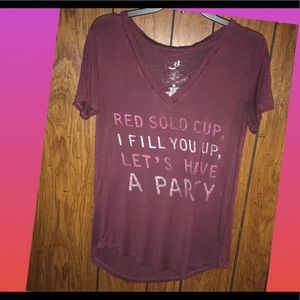 Cute party shirt.